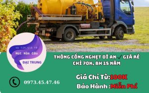 Thông cống nghẹt Dĩ An