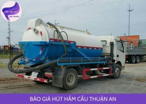 báo giá hút hầm cầu thuận an