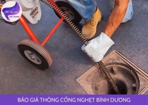 báo giá thông cống nghẹt bình dương