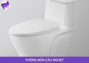 thông bồn cầu nghẹt