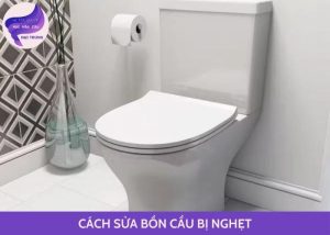 cách sửa bồn cầu bị nghẹt