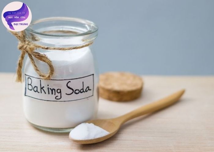 baking soda thông bồn cầu