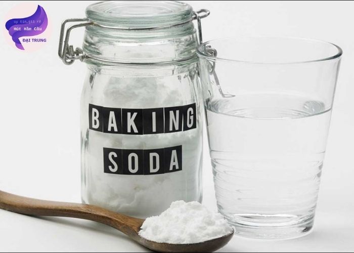 baking soda thông bồn cầu