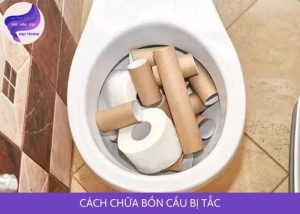 cách chữa bồn cầu bị tắc