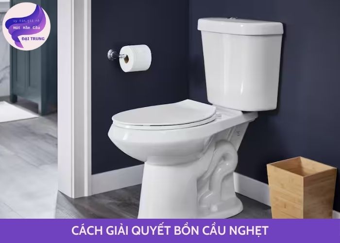 cách giải quyết bồn cầu nghẹt