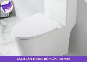 cách làm thông bồn cầu tại nhà