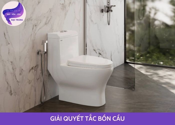 giải quyết tắc bồn cầu