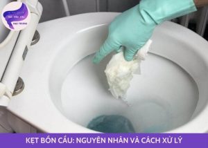 kẹt bồn cầu