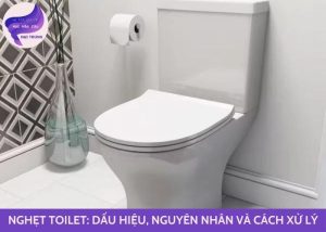 nghẹt toilet