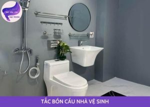 tắc bồn cầu nhà vệ sinh