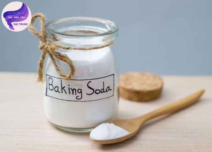 thông bồn cầu bằng baking soda