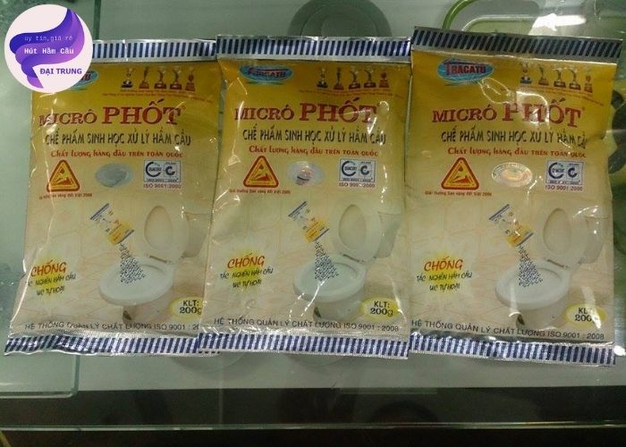 thuốc thông bồn cầu bị tắc