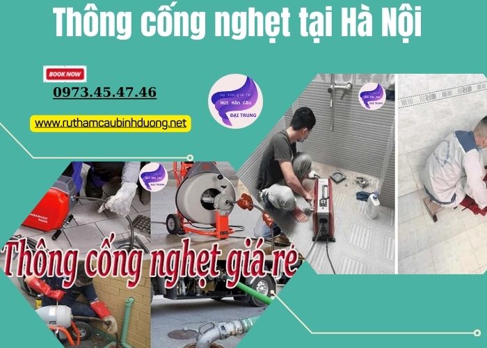 Thông cống nghẹt tại Hà Nội