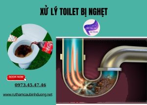 Xư lý toilet bị nghẹt