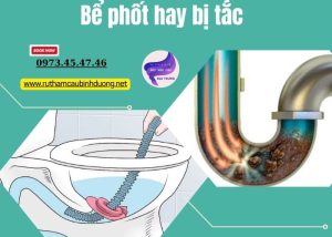 bể phốt hay bị tắc