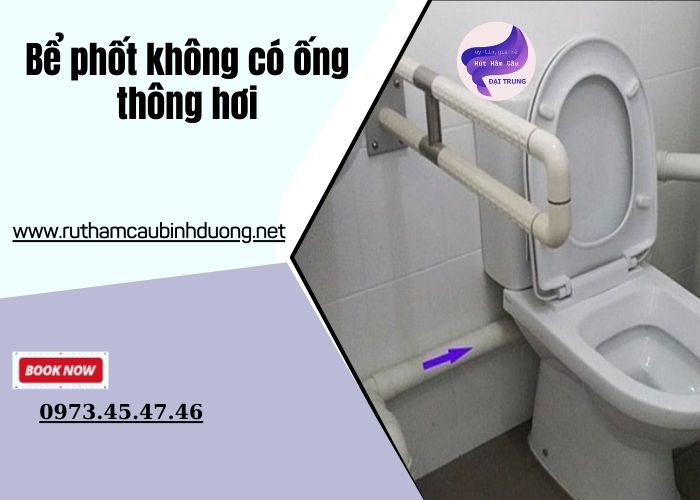 bể phốt không có ống thông hơi