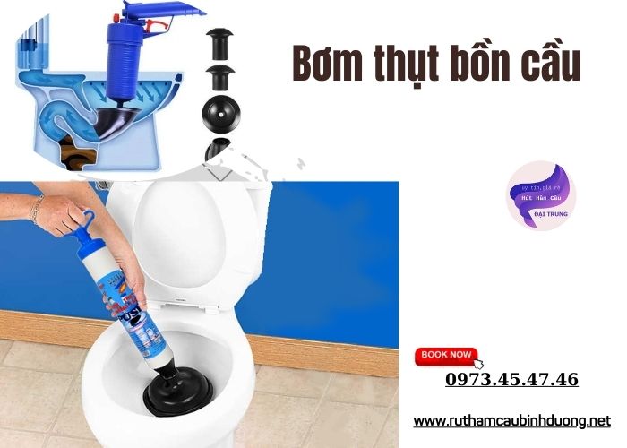 bơm thụt bồn cầu