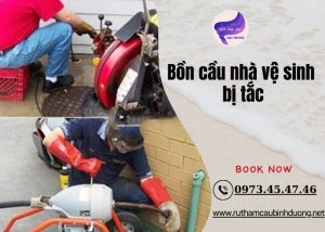 bồn cầu nhà vệ sinh bị tắc