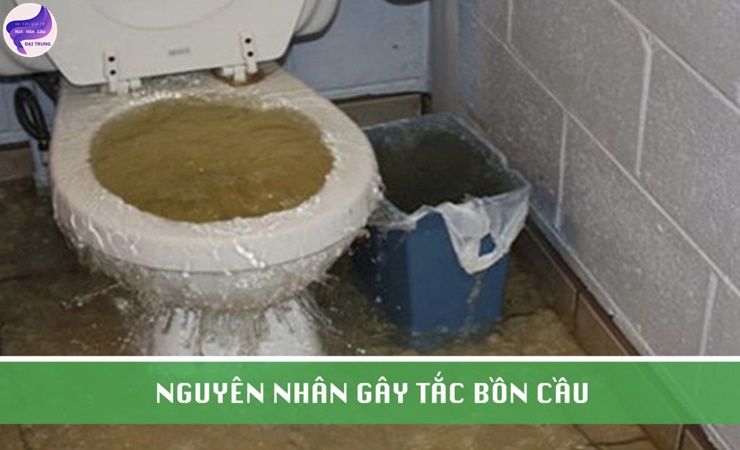 cách giải quyết nghẹt bồn cầu