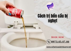 cách trị bồn cầu bị nghẹt