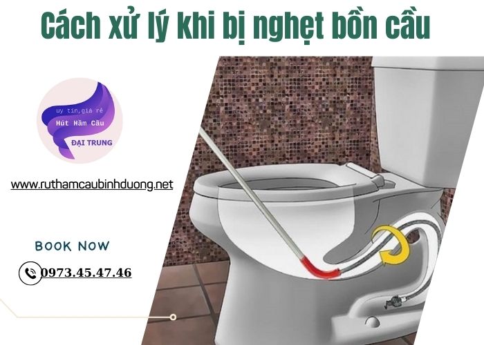 cách xử lý khi bị nghẹt bồn cầu