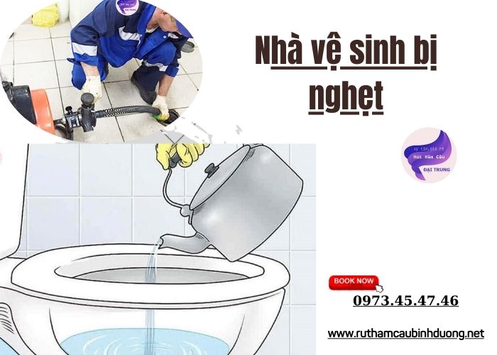 nhà vệ sinh bị nghẹt