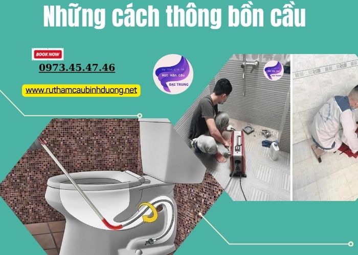 những cách thông bồn cầu