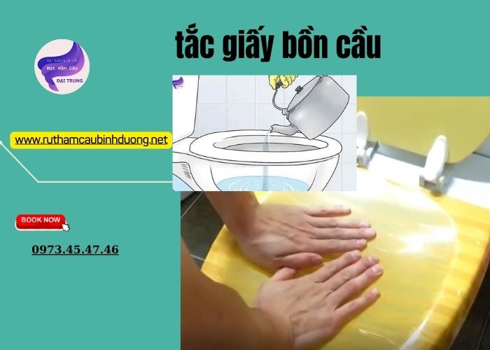 tắc giấy bồn cầu