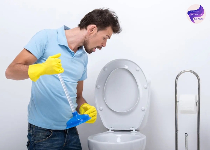 Cách thông bồn cầu bằng tay (3) Cách thông bồn cầu bằng tay (3)