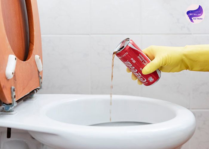 Cách thông tắc bồn cầu bằng coca (2)