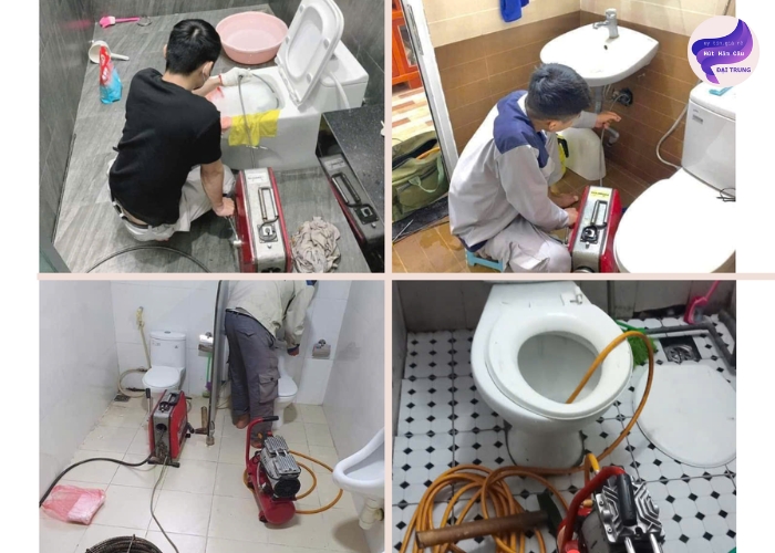 Cách thông tắc bồn cầu bằng dây (8) Cách thông tắc bồn cầu bằng dây (8)