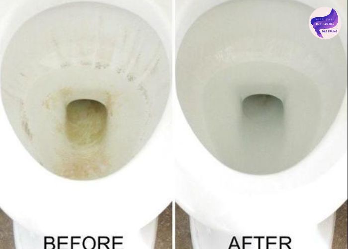 Thông bồn cầu bằng giấm (5)