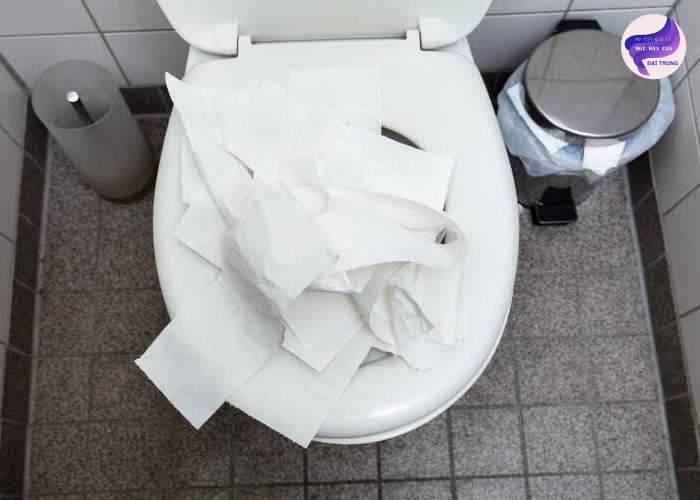 Thông bồn cầu bằng muối