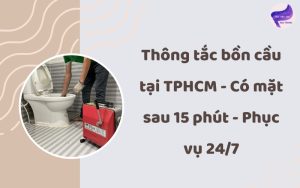 Thông tắc bồn cầu tại tphcm
