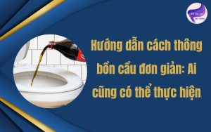 cách thông bồn cầu đơn giản