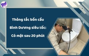 thông tắc bồn cầu bình dương