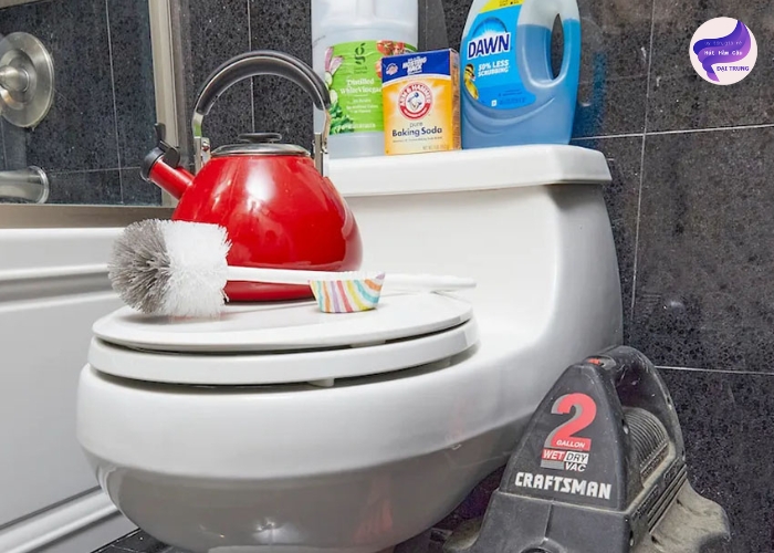 Cách thông bồn cầu bằng bột thông bồn cầu (4)