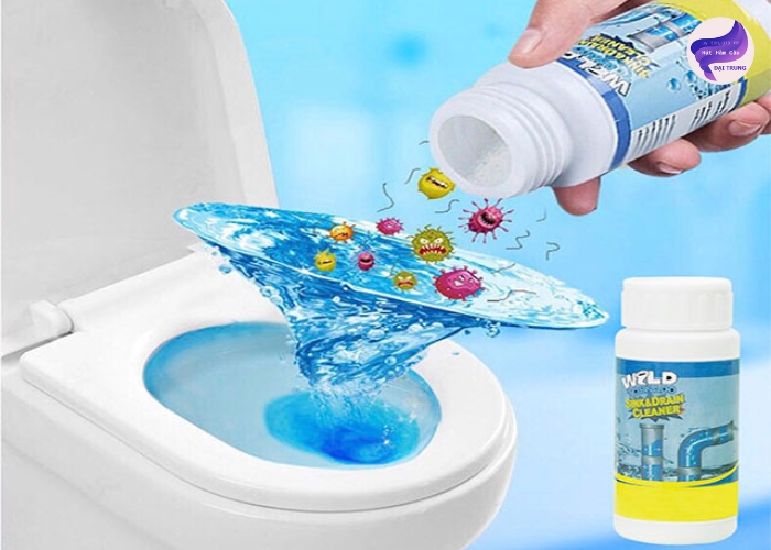 Cách thông bồn cầu bằng bột thông bồn cầu (7)