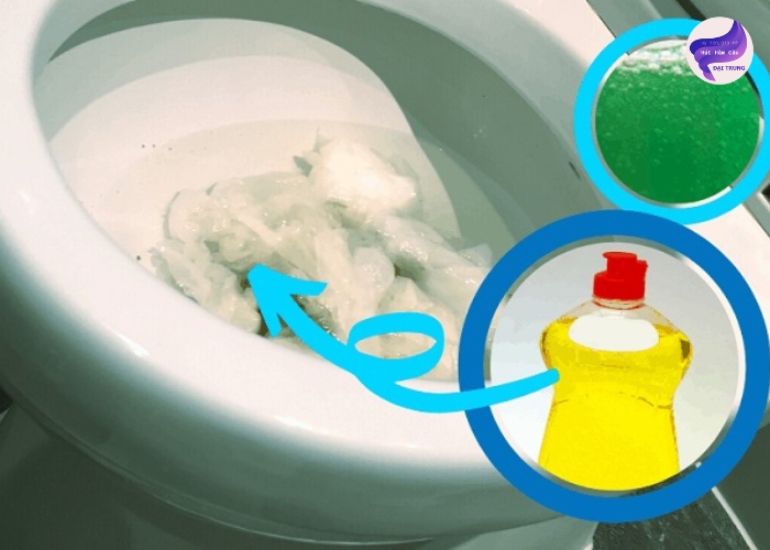 Cách thông bồn cầu bị nghẹt thức ăn (2)