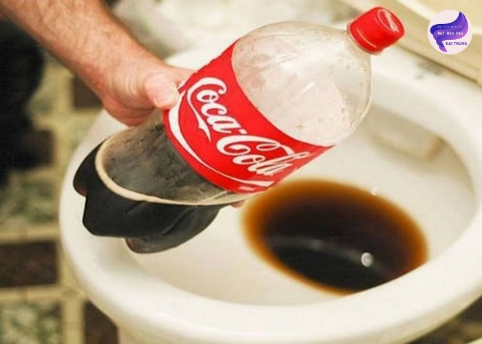 Mẹo thông bồn cầu bằng Coca Cola (3)