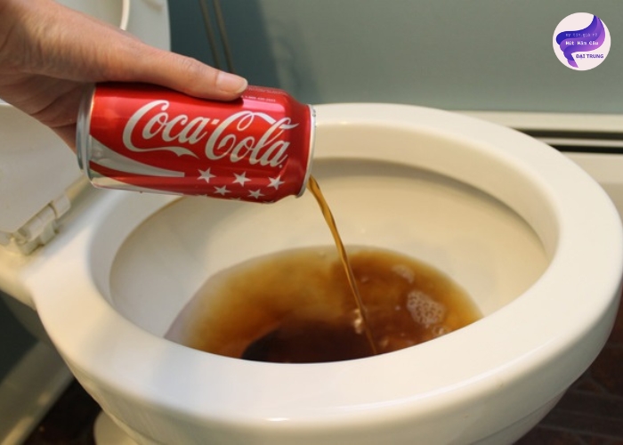 Mẹo thông bồn cầu bằng Coca Cola (6)