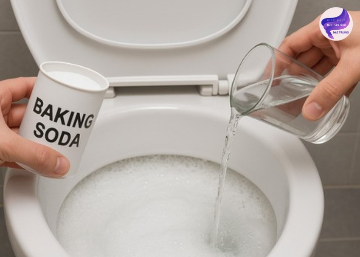Thông tắc bồn cầu bằng giấm ăn (2)