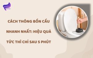 cách thông bồn cầu nhanh nhất