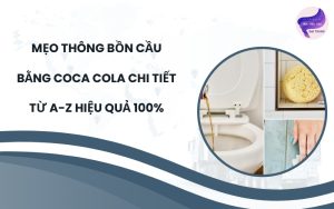 mẹo thông bồn cầu bằng coca cola