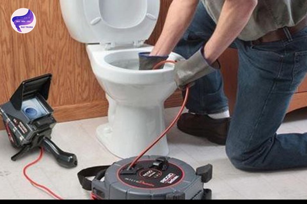 cách thông bồn cầu bị nghẹt cát (8)