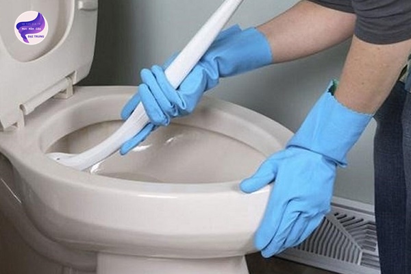 cách thông tắc bồn cầu bằng nước tẩy (2)
